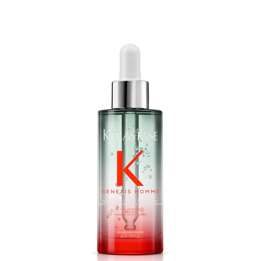 K'erastase Genesis Homme, Anti-Hair Fall Fortifying Serum, for Weakened & Thinning Hair, With Aminexil, S'erum Anti-Chute Fortifiant, 90 ml - Damaged Box
