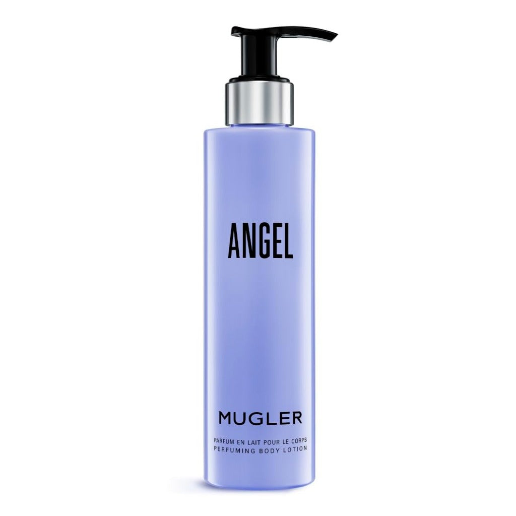 Mugler Angel Perfuming Body Lotion for Women, Lightweight Ambery Gourmand Emulsion with Bergamot, Praline, Vanilla and Patchouli Notes, Softening Moisturising Fragranced Bodycare