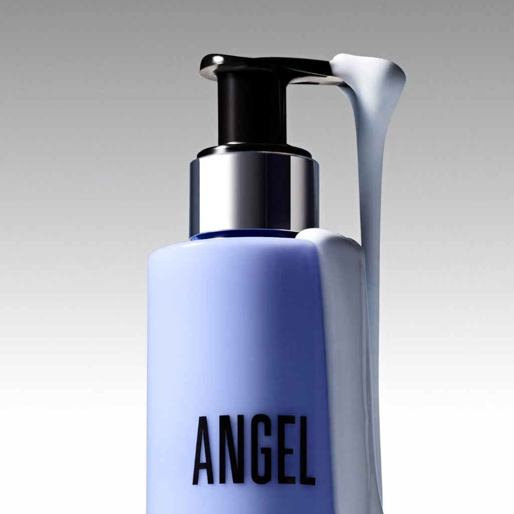Mugler Angel Perfuming Body Lotion for Women, Lightweight Ambery Gourmand Emulsion with Bergamot, Praline, Vanilla and Patchouli Notes, Softening Moisturising Fragranced Bodycare