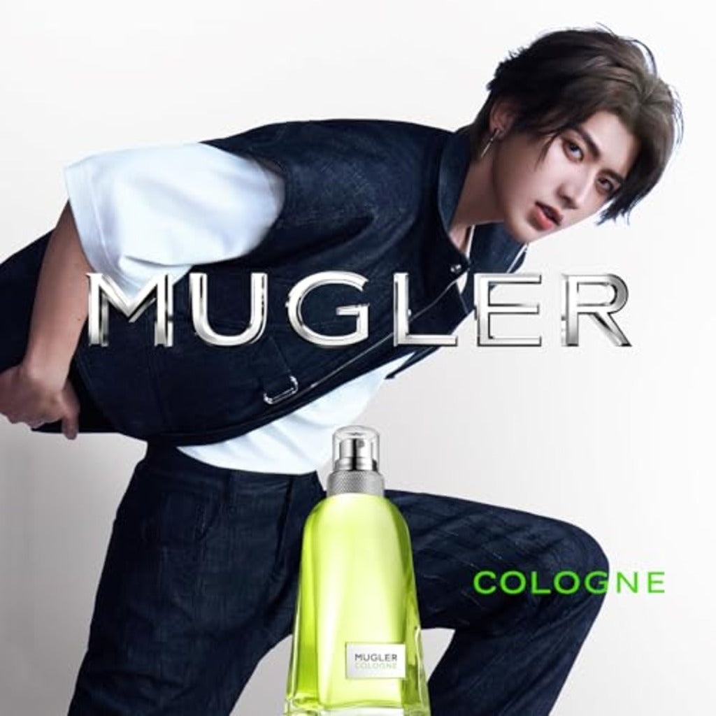 Mugler Cologne Eau de Toilette Unisex Fragrance, Fresh Green Musky Scent with Lively Bergamot, Green Petitgrain and Soft White Musk, Invigorating Luminous Perfume for Men and Women - Damaged Box
