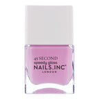 Nails Inc 45 Second Speedy Gloss, Knightsbridge Nights Out, Peach, No Chip, Long Lasting, Quick Dry, Air Dry, Professional Manicures & Pedicures, Fingernails & Toenails, Vegan Nail Polish, 14 ML