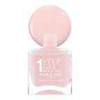 Nails Inc It's Topless Gel-Like Nail Polish, 4-in-1 Base Coat, Treatment, Colour & Top Coat, Long Lasting, Strong, Chip Free Nails, Glossy Salon Quality Manicure, Air Dry Nail Polish, Dakota, 14 ML
