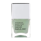Nails Inc Superfood, NailKale, Kale Extract, Base Coat, Glossy, No Chip, Long Lasting, Quick Dry, Air Dry, Professional Manicures & Pedicures, Fingernails & Toenails, Vegan Nail Polish, 14 ML