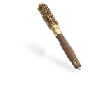 Olivia Garden Expert Blowout Shine - Gold & Brown - 45 - Ceramic Coated Round Brush for Smooth Blowout, Frizz-Free Hair & Radiant Shine