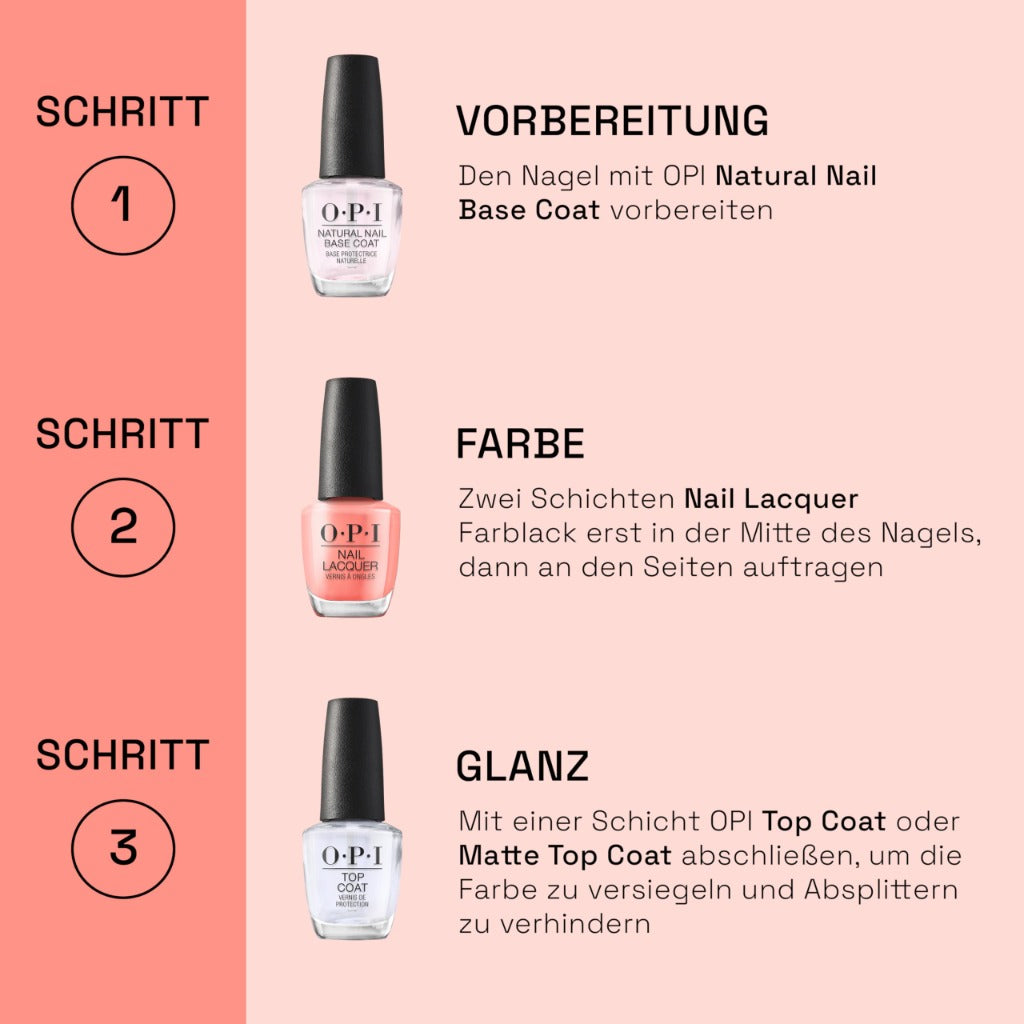 OPI Classic Nail Polish, Long-Lasting Luxury Nail Varnish for Manicure and Pedicure, Original High-Performance Nude Nail Polish, Dulce de Leche 15ml - Damaged Box