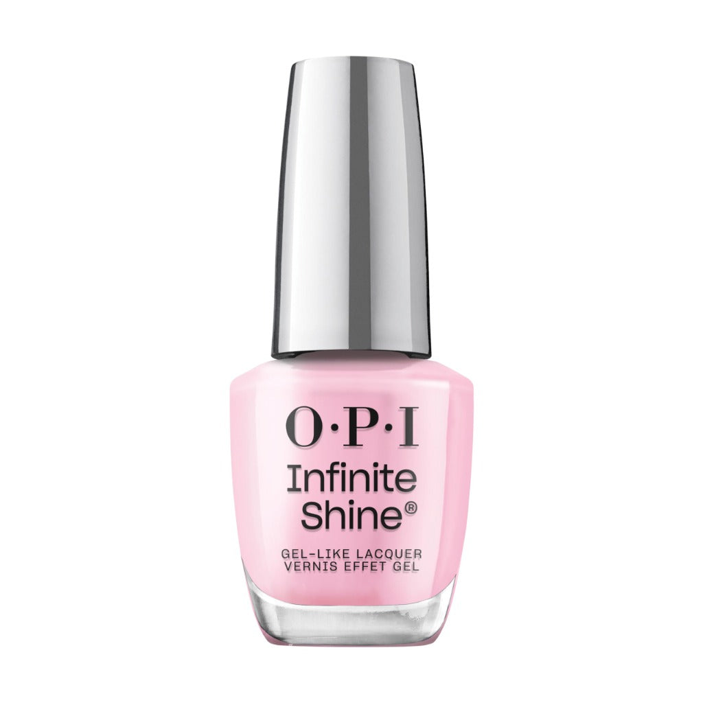 OPI Infinite Shine Nail Polish - At Strong Last - Gel Like & Long Lasting Pink Nail Polish - with Pre-Cured Gel Technology & OPI Pro-Wide Brush (15ml) - Damaged Box