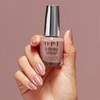 OPI Infinite Shine Nail Polish - Dulce de Leche - Gel Like & Long Lasting Nude Cr`eme Nail Polish - with Pre-Cured Gel Technology & OPI Pro-Wide Brush (15ml) - Damaged Box