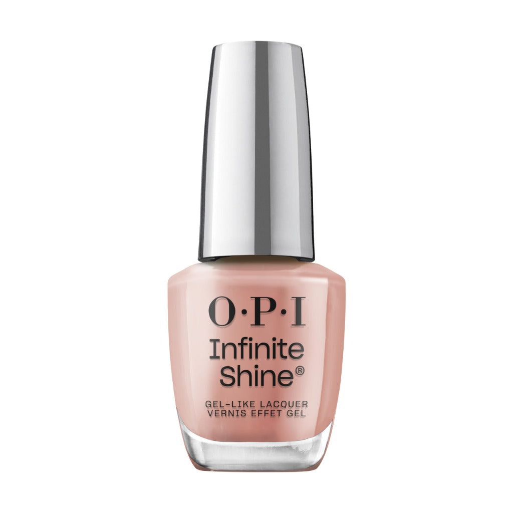 OPI Infinite Shine Nail Polish - Dulce de Leche - Gel Like & Long Lasting Nude Cr`eme Nail Polish - with Pre-Cured Gel Technology & OPI Pro-Wide Brush (15ml) - Damaged Box