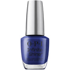 OPI Infinite Shine Nail Polish - No Chips on my Shoulder - Gel Like & Long Lasting Navy Blue Nail Polish - with Pre-Cured Gel Technology & OPI Pro-Wide Brush (15ml) - Damaged Box