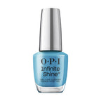 OPI Infinite Shine Nail Polish - No Chips on my Shoulder - Gel Like & Long Lasting Navy Blue Nail Polish - with Pre-Cured Gel Technology & OPI Pro-Wide Brush (15ml) - Damaged Box