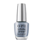 OPI Infinite Shine Nail Polish - No Chips on my Shoulder - Gel Like & Long Lasting Navy Blue Nail Polish - with Pre-Cured Gel Technology & OPI Pro-Wide Brush (15ml) - Damaged Box