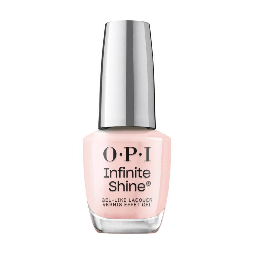 OPI Infinite Shine Nail Polish - Pretty Pink Perseveres - Gel Like & Long Lasting Pink Cr`eme Nail Polish - with Pre-Cured Gel Technology & OPI Pro-Wide Brush (15ml) - Damaged Box