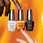 OPI Infinite Shine Nail Polish Base & Top Coat Duo Pack - Intense Shine & Nail Polish Protection - with OPI Pro-Wide Brush (2x15ml)