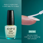 OPI Nail Envy Nail Strengthener, Original Clear Nail Polish Treatment with Vegan Formula to Strengthen Weak & Thin Nails, 15ml - Damaged Box