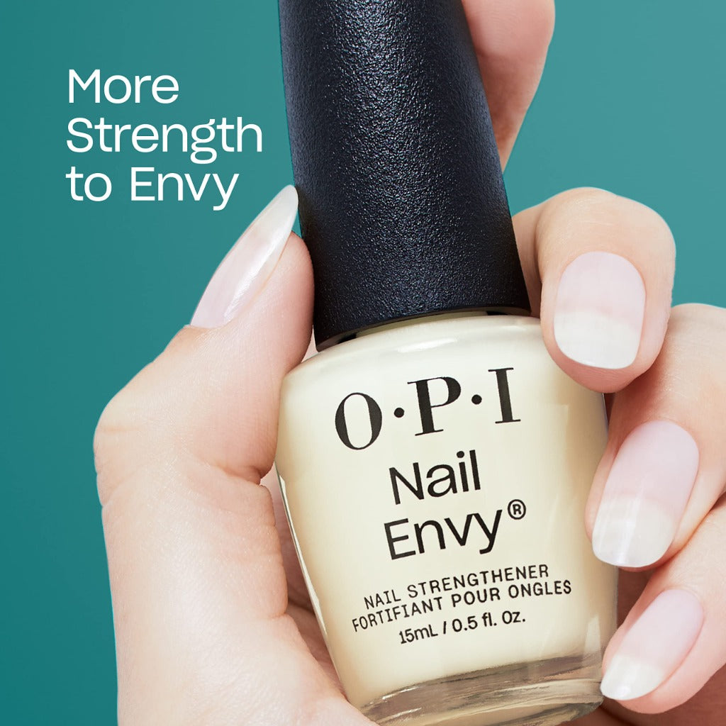 OPI Nail Envy Nail Strengthener, Original Clear Nail Polish Treatment with Vegan Formula to Strengthen Weak & Thin Nails, 15ml - Damaged Box