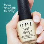 OPI Nail Envy Nail Strengthener, Original Clear Nail Polish Treatment with Vegan Formula to Strengthen Weak & Thin Nails, 15ml - Damaged Box