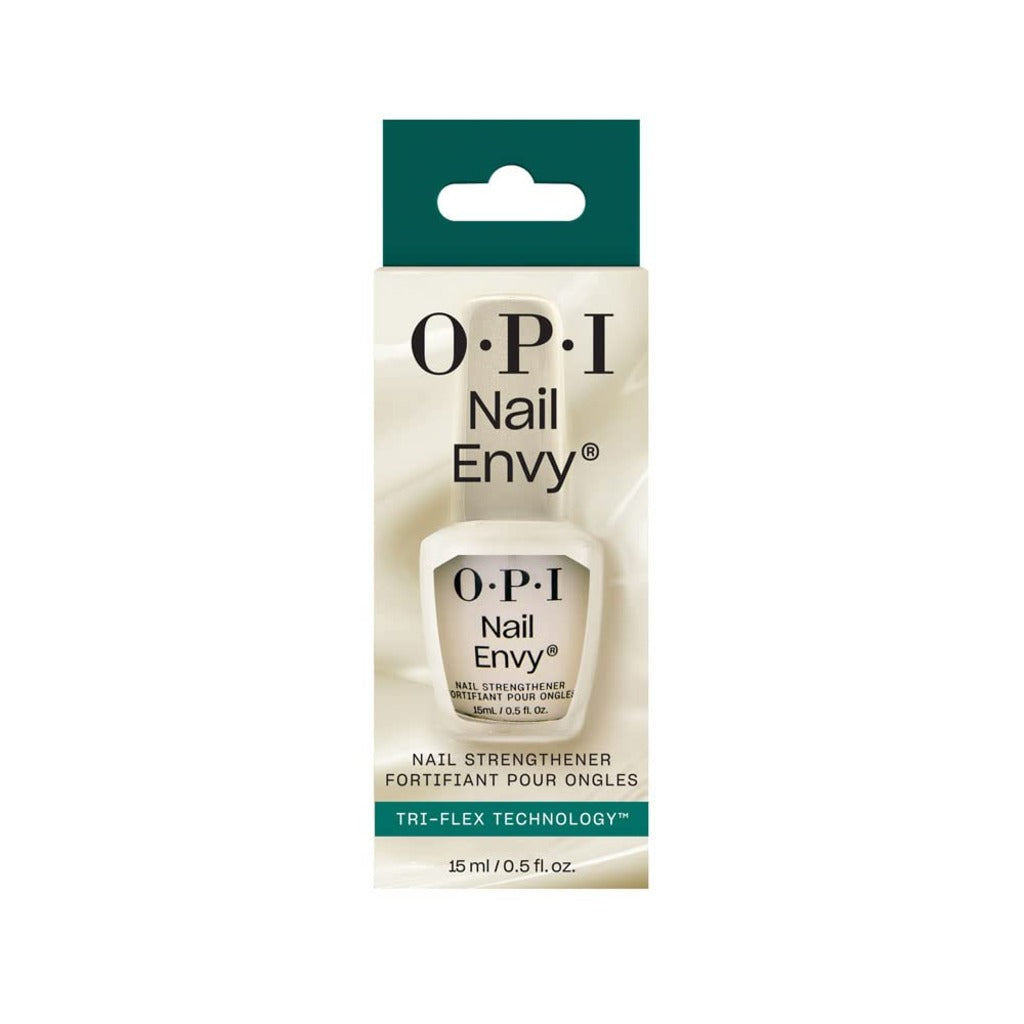 OPI Nail Envy Nail Strengthener, Original Clear Nail Polish Treatment with Vegan Formula to Strengthen Weak & Thin Nails, 15ml - Damaged Box