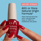 OPI Nature Strong Nail Polish Quick Dry Vegan Nail Varnish with Long-Lasting Results, Made with Natural Ingredients, Achieve Grapeness 15ml - Damaged Box