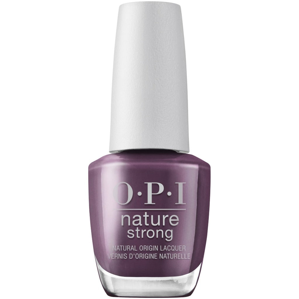 OPI Nature Strong Nail Polish Quick Dry Vegan Nail Varnish with Long-Lasting Results, Made with Natural Ingredients, Achieve Grapeness 15ml - Damaged Box