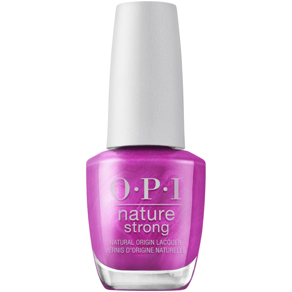OPI Nature Strong Nail Polish Quick Dry Vegan Nail Varnish with Long-Lasting Results, Made with Natural Ingredients, Achieve Grapeness 15ml - Damaged Box
