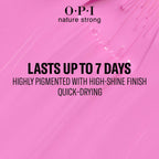OPI Nature Strong Nail Polish Quick Dry Vegan Nail Varnish with Long-Lasting Results, Made with Natural Ingredients, Polish, Emflowered 15ml - Very Good
