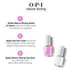 OPI Nature Strong Nail Polish Quick Dry Vegan Nail Varnish with Long-Lasting Results, Made with Natural Ingredients, Polish, Emflowered 15ml - Very Good