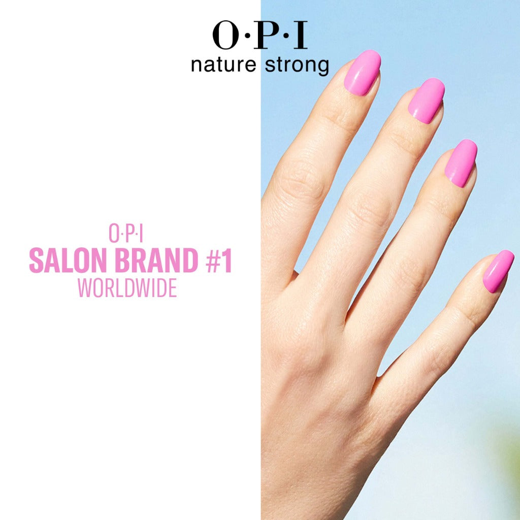 OPI Nature Strong Nail Polish Quick Dry Vegan Nail Varnish with Long-Lasting Results, Made with Natural Ingredients, Polish, Emflowered 15ml - Very Good