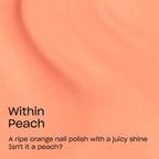 OPI RapiDryTM Quick-Dry Lacquer - Within Peach Orange Nail Polish - Vegan, Fast Drying & Smudge-proof in 60 Seconds (9ml) - Damaged Box