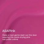 OPI RapiDryTM Quick-Dry Lacquer -ASAPink Pink Nail Polish - Vegan, Fast Drying & Smudge-proof in 60 Seconds (9ml) - Damaged Box