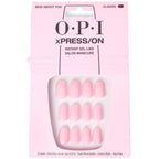 OPI xPRESS-ON Mod About You - Light Pink Short and Round Shaped Press On Nails - With Nail Glue - Long Lasting, Reusable and Non-Damaging False Nails