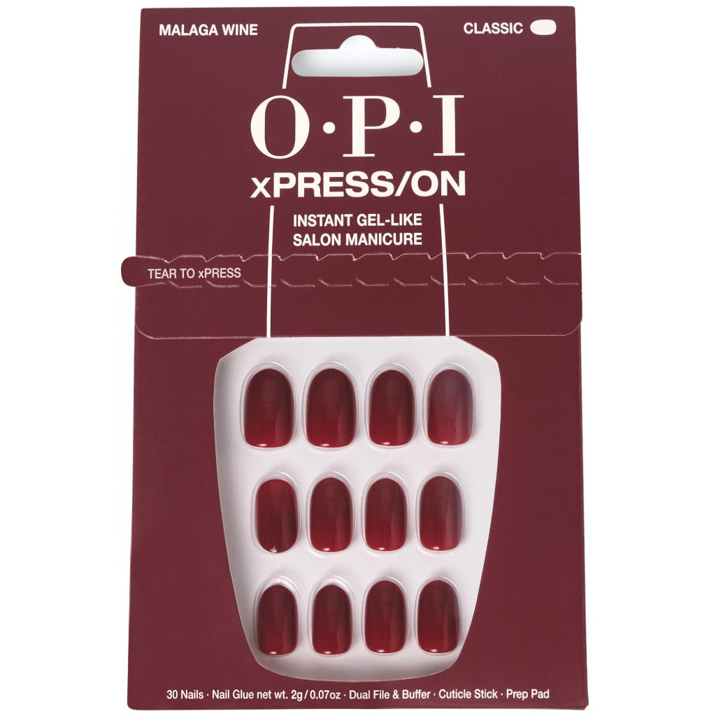 OPI xPRESS-ON Mod About You - Light Pink Short and Round Shaped Press On Nails - With Nail Glue - Long Lasting, Reusable and Non-Damaging False Nails