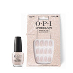 OPI xPRESS-ON Mod About You - Light Pink Short and Round Shaped Press On Nails - With Nail Glue - Long Lasting, Reusable and Non-Damaging False Nails