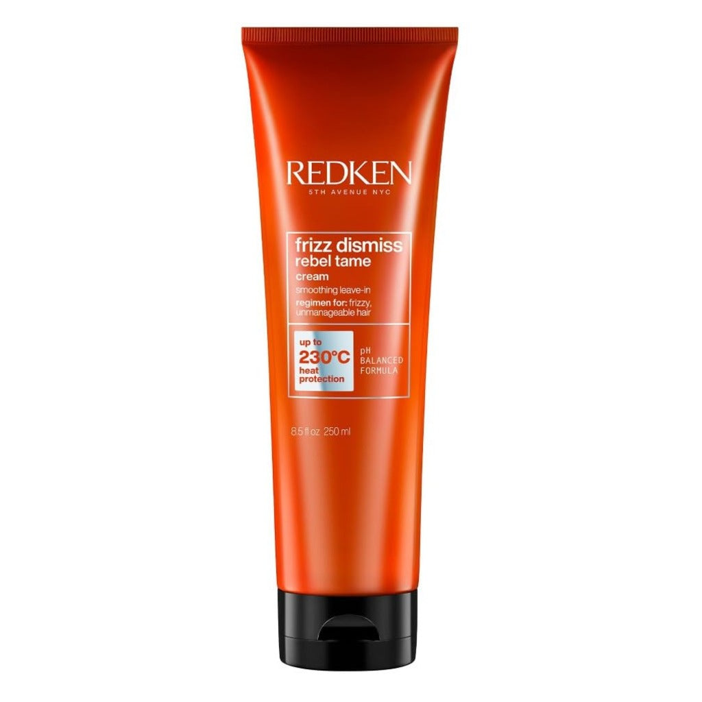 Redken | Heat Protection Smoothing Cream, Babassu Oil, Frizz Dismiss Rebel Tame, 250 ml - Damaged Box