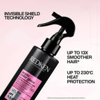 REDKEN Acidic Color Gloss Heat Protection Treatment 230^0C, Leave-In Treatment, Hair Shine Spray, Colour Protection, 190ml - Damaged Box