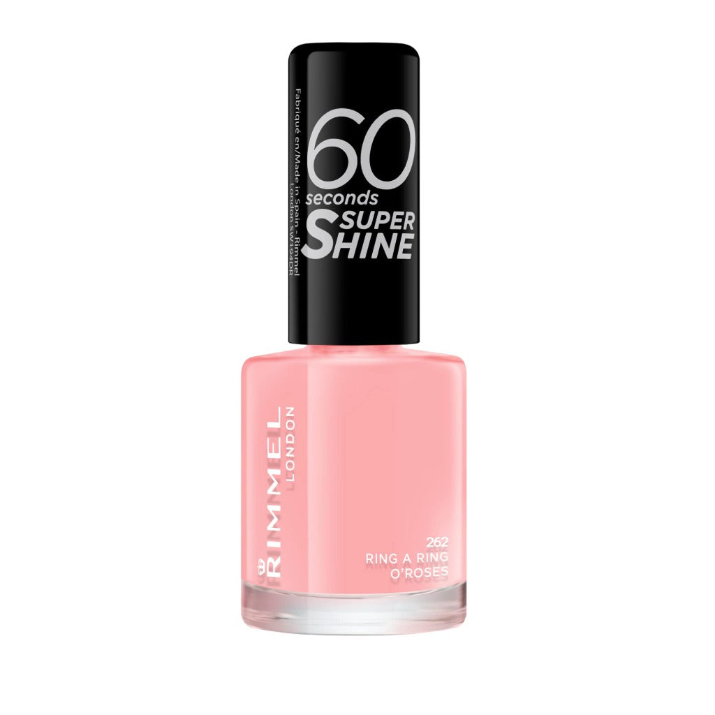Rimmel 60 Seconds Glitter Nail Polish, 833 Extra, 8 ml, (Pack of 1)