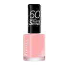 Rimmel 60 Seconds Super Shine Nail Polish, 110 Peach Nougat, Quick-Dry Nail Polish, Ultra-Shiny Finish, Easy to Apply, Vibrant Colour, Long-Wearing, Improved Formula, Vegan, 8ml - Very Good