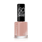 Rimmel 60 Seconds Super Shine Nail Polish, 500 Caramel Cupcake , Quick-Dry Nail Polish, Ultra-Shiny Finish, Easy to Apply, Vibrant Colour, Long-Wearing, Improved Formula, Vegan, 8ml