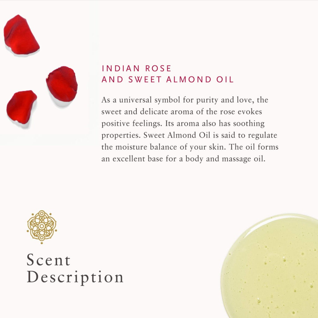 RITUALS Foaming Shower Gel from The Ritual of Ayurveda, 200 ml - with Indian Rose & Sweet Almond Oil - Soothing & Nourishing Properties - Good