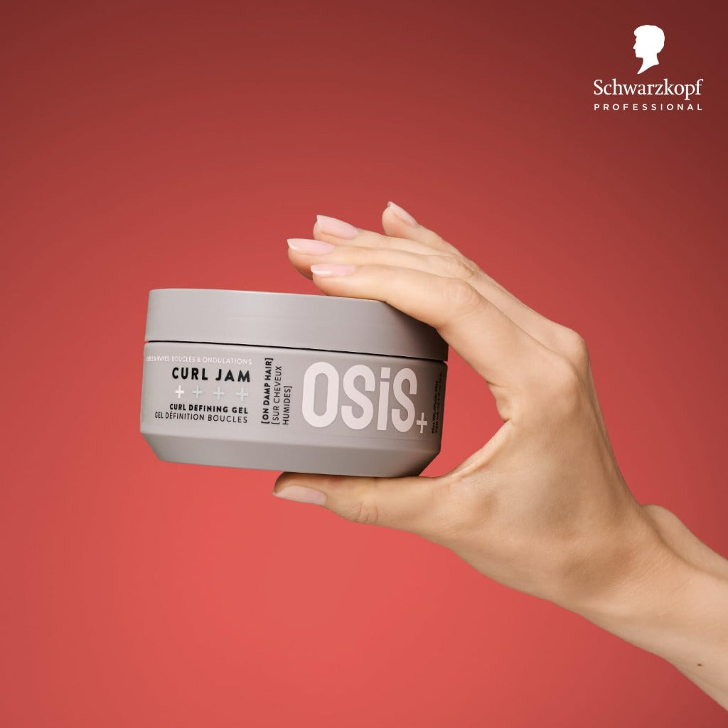 Schwarzkopf Professional OSiS Curl Jam Gel For Natural Curls And Coils Protects Against Humidity Shine And Strong Definition Lightweight Moisturizing Softening Light Hold 300 ml