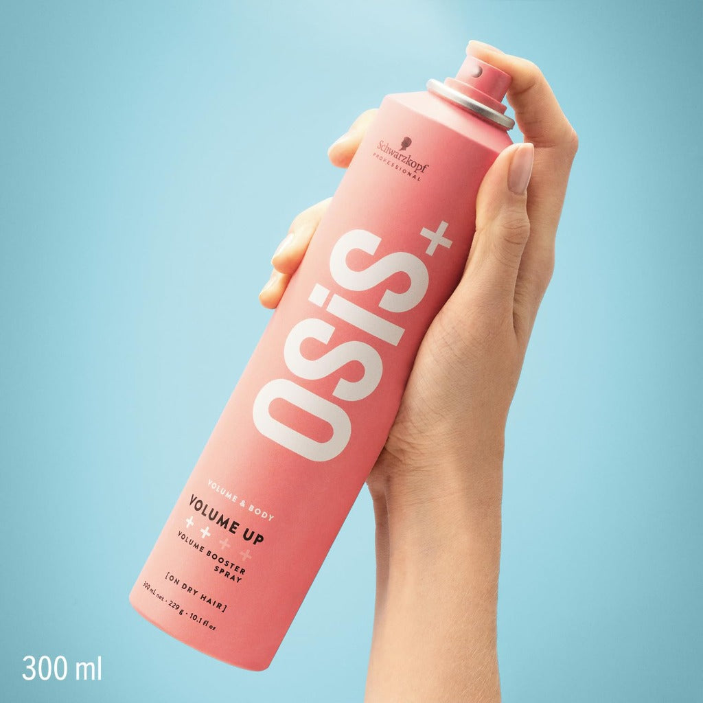 Schwarzkopf Professional OSiS Volume Up Anti Static Volume Spray For Hair Styling Enhances Hair's Texture Provides Root Lift Non Flaky On Dry Hair Medium Hold 300 ml