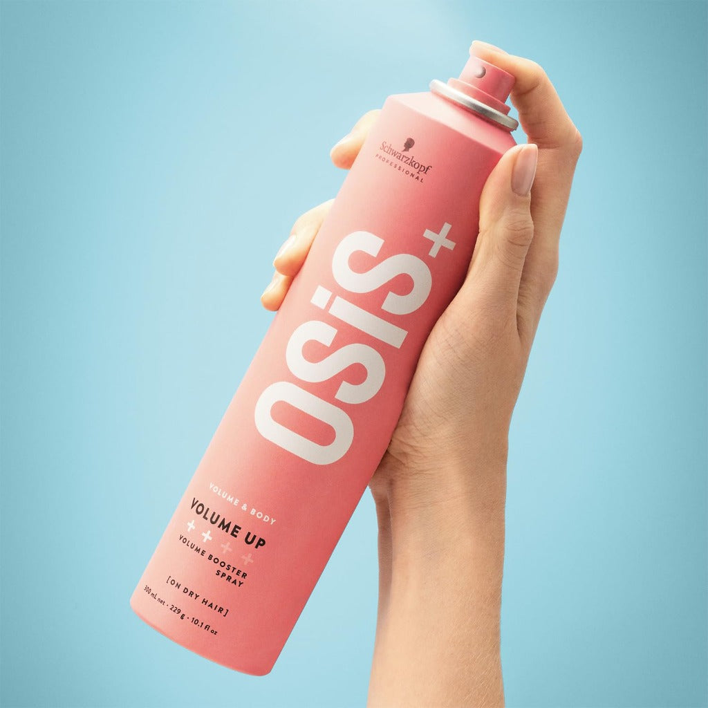 Schwarzkopf Professional OSiS Volume Up Anti Static Volume Spray For Hair Styling Enhances Hair's Texture Provides Root Lift Non Flaky On Dry Hair Medium Hold 300 ml