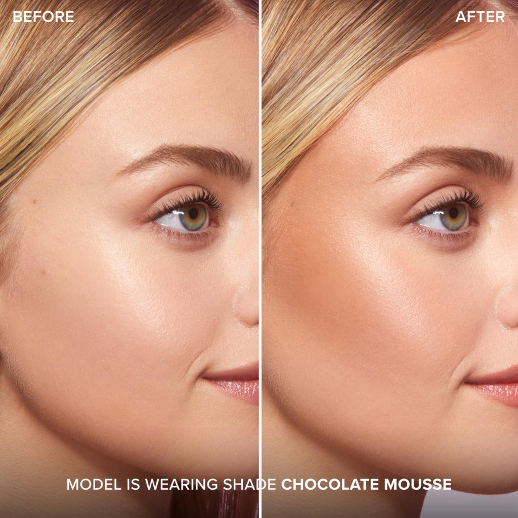 Too Faced Chocolate Soleil Melting Bronzing & Sculpting Stick | Cream, Lightweight + Vegan, 8.3ml - Damaged Box