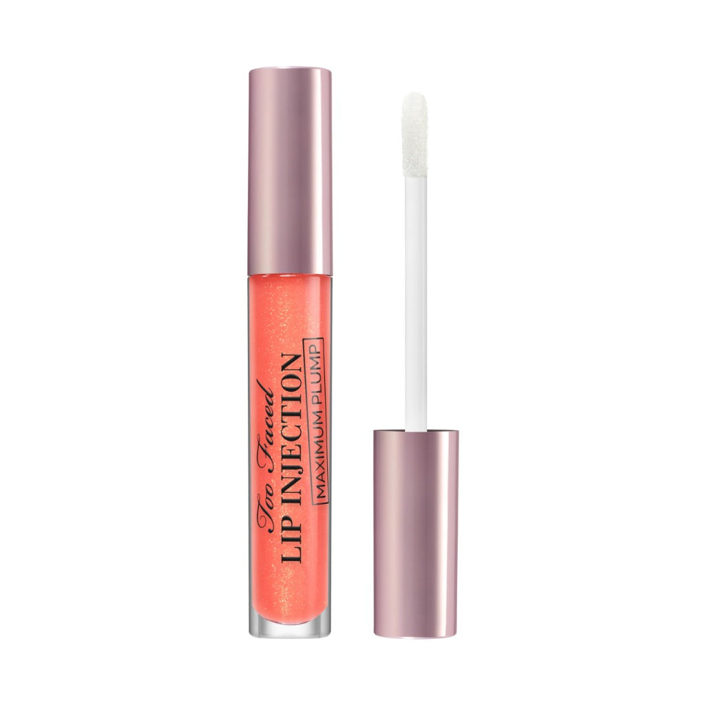 Too Faced Lip Injection Maximum Plump Extra Strength Lip Plumper Gloss | Hydrating + Plumping, 4.1ml - Damaged Box