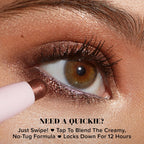 Too Faced Quickie Queen Eye Shadow Sticks | Creamy, Long Wearing + Non-Creasing, High-Impact Sparkle, 0.0525 oz - Damaged Box
