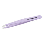 Tweezerman Lavender Slant Tweezer, Professional Stainless Steel Precision Tweezers for Facial Hair and Eyebrows, Amazon Exclusive (Pack of 1) - Very Good
