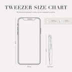 Tweezerman Pretty in Pink Stainless Steel Precision Tip Tweezers, 1241-PR