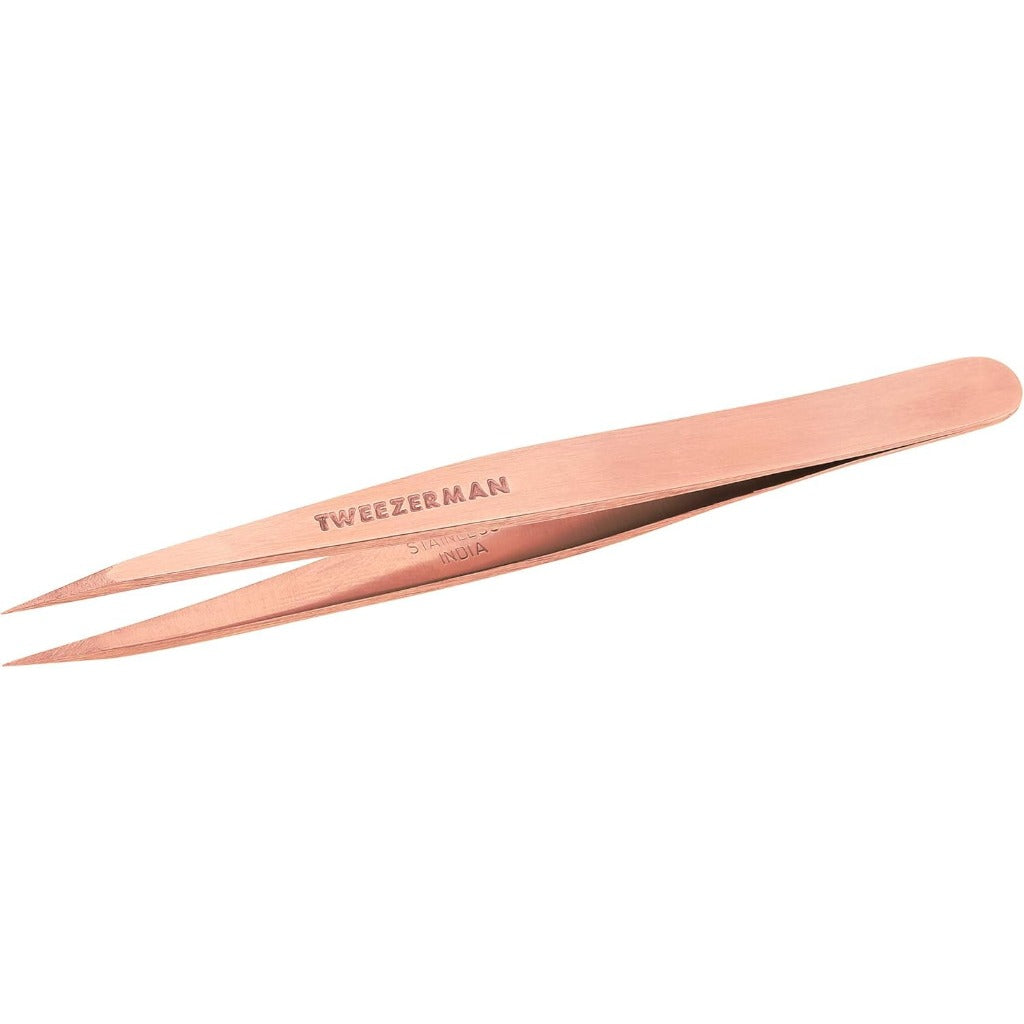 Tweezerman Pretty in Pink Stainless Steel Precision Tip Tweezers, 1241-PR