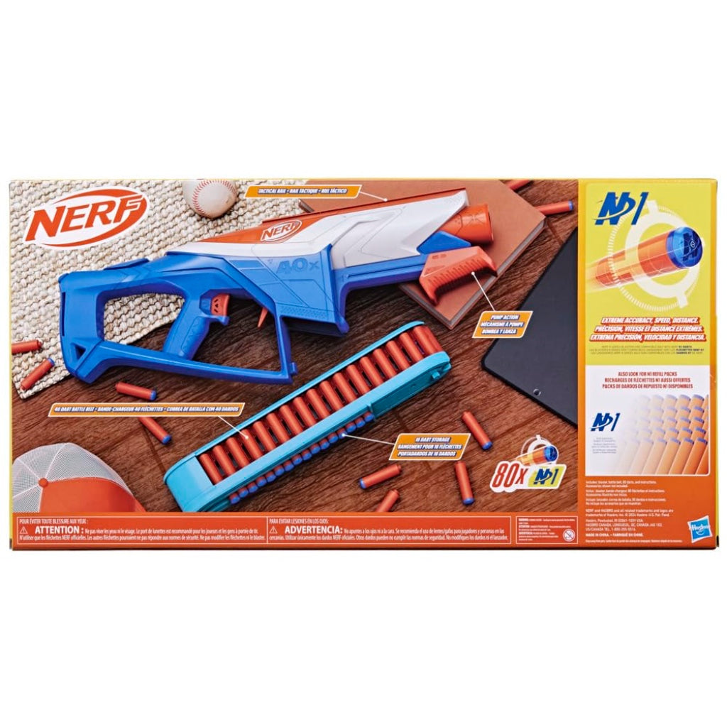 Nerf N Series Infinite Blaster Toy for 8+ Year Old Kids, Dart Launcher with 80 Official N1 Foam Darts