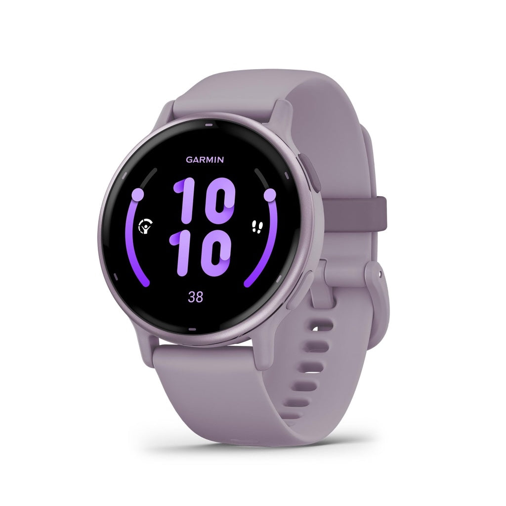 Garmin Vivoactive 5 Smartwatch Black Aluminum Bezel with Silicone Band GPS Fitness and Health Tracker for Android and iOS - Like New