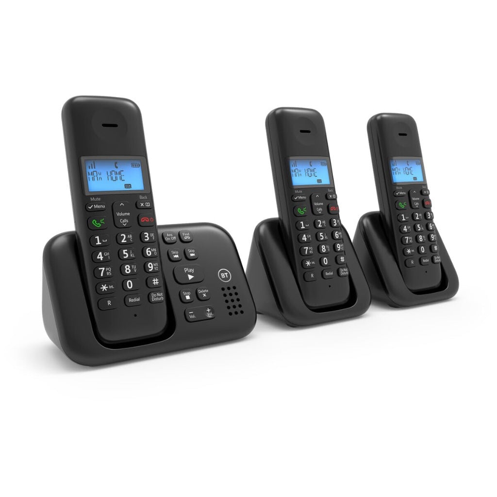 BT 3960 Cordless Landline House Phone, Home Phone, Nuisance Call Blocker, Do Not Disturb button, Answer Machine, Twin Handset Pack  - Like New